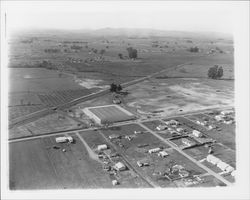 Aerial view of Pepsi Cola bottling plant, Santa Rosa, California, 1960 (Digital Object)