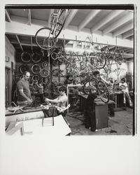 Repairing bicycles at the Santa Rosa Boys Club, Santa Rosa, California, 1976 (Digital Object)