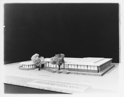 Model of proposed library, Santa Rosa, California, 1964 (Digital Object)