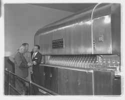 Bottle washer at Pepsi Cola Bottling Company, Santa Rosa, California, 1960 (Digital Object)