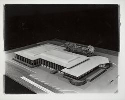 Model of proposed library, Santa Rosa, California, 1964 (Digital Object)