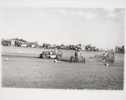 Midget racers at Di Grazia Motordrome, Santa Rosa, California, 1939 (Digital Object)