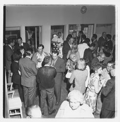 Attendees at the Zumwalt Chrysler-Plymouth Center Open House, Santa Rosa, California, 1971 (Digital Object)