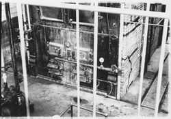 Interior of Speas distillery, Sebastopol, California, 1937 (Digital Object)