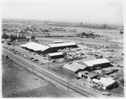 Aerial view of Stevenson Equipment Company Incorporated, Santa Rosa, California, 1964 (Digital Object)