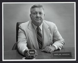 National Controls Inc. employee Harlan Hanson, Santa Rosa, California, 1980 (Digital Object)