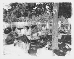 Members of the Newcomers Club at a fashion show, Santa Rosa , California, 1959 (Digital Object)