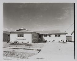 Homes being built on Santa Barbara Drive, Rohnert Park, California, 1961 (Digital Object)