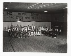 Presentation of young performers in the Skating Revue of 1957, Santa Rosa, California, April, 1957 (Digital Object)