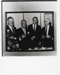 Charles W. Reinking being presented with the symbol of office of the Alcalde of Santa Rosa, California, May 4, 1965 (Digital Object)
