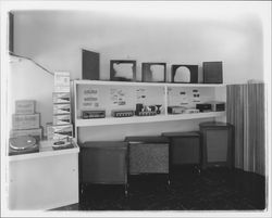 Display of audio equipment for sale at Dom&#39;s TV, Santa Rosa, California, 1958 (Digital Object)
