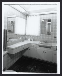 Bathroom in Saint Francis Acres model home, Santa Rosa, California, 1958 (Digital Object)