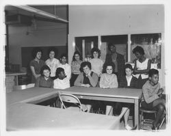 Students at Career Day at Los Guilicos, Santa Rosa, California, 1964 (Digital Object)