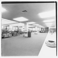 Lobby of the Bank of Sonoma County, Sebastopol, California, 1971 (Digital Object)