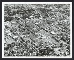 Aerial view of downtown Santa Rosa, California, July, 1962 (Digital Object)