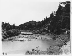 Rio Nido Beach, Rio Nido, California, 1960 (Digital Object)