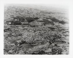 High altitude view of Petaluma, California, 1960 (Digital Object)