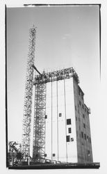 Grain elevator for Poultry Producers of Central California under construction in Petaluma, California, 1934 (Digital Object)