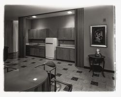 Recreation room at Ursuline residence hall, Santa Rosa, California, 1960 (Digital Object)