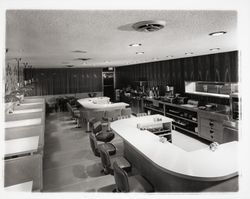 Coffee corner at the Flamingo Hotel, Santa Rosa, California, 1957 (Digital Object)