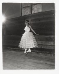 Skate dancer in the Skating Revue of 1957, Santa Rosa, California, April, 1957 (Digital Object)