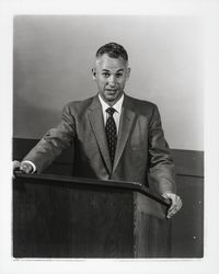 John Cantrell, minister of Science of Mind, Santa Rosa, California, 1957 (Digital Object)