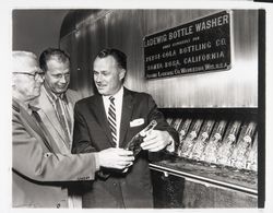 Bottle washer at Pepsi Cola Bottling Company, Santa Rosa, California, 1960 (Digital Object)