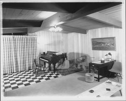 Music room of Hope Washburn, Santa Rosa, California, 1958 (Digital Object)
