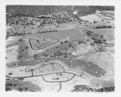 Aerial view of the central portion of Oakmont and the Oakmont Golf Course, Santa Rosa, California, 1964 (Digital Object)