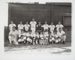 Little League team sponsored by G.K. Hardt, Santa Rosa, California, 1960 (Digital Object)