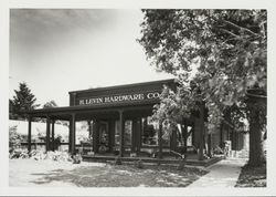 Exterior of H. Levin Hardware Company, Santa Rosa, California, 1979 (Digital Object)