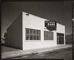 Cotati Branch of the Exchange Bank, Cotati, California, 1960 (Digital Object)