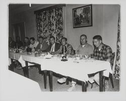 Members of the North Coast Builders Exchange at a banquet, Santa Rosa, California, 1961 (Digital Object)