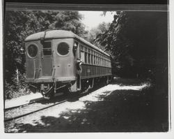 Last passenger train out of Monte Rio, California, 1936 (Digital Object)