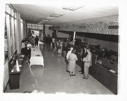 Lobby of American Trust Company&#39;s Plaza Branch, Santa Rosa, California, 1959 (Digital Object)