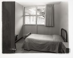 Dorm room at Ursuline residence hall, Santa Rosa, California, 1960 (Digital Object)