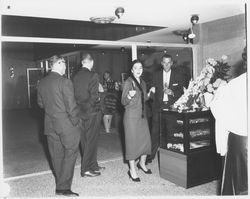 Opening night attendees at Ceci&#39;s Flamingo Shop, Santa Rosa, California, 1957 (Digital Object)