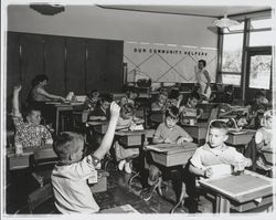 Second grade class at Village School, Santa Rosa, California, 1957 (Digital Object)