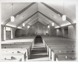 Sanctuary of the Bethlahem Lutheran Church, Santa Rosa, California, 1957 (Digital Object)