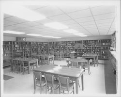 Ursuline High School library, Santa Rosa, California, 1958 (Digital Object)