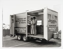 Mobile display unit of National Controls, Santa Rosa, California, 1977 (Digital Object)