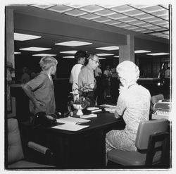 Grand opening of the Sebastopol branch of the Bank of Sonoma County, Sebastopol, California, 1971 (Digital Object)