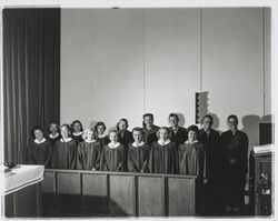 Choir of the Presbyterian Church of the Roses, Santa Rosa, California, 1957 (Digital Object)