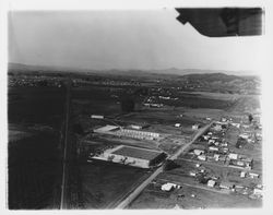 Aerial view of area around Coffey Lane, Santa Rosa, California, 1960 (Digital Object)