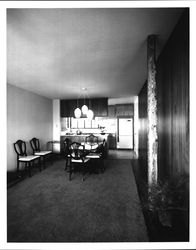 Dining room and kitchen with an Oriental motif, Santa Rosa, California, 1961 (Digital Object)