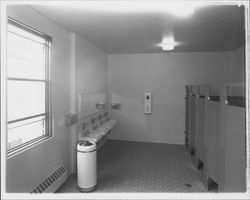Bathroom at Ursuline High School, Santa Rosa, California, 1958 (Digital Object)