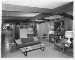 Living room in home of Hope Washburn, Santa Rosa, California, 1958 (Digital Object)