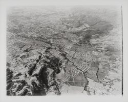 High altitude view of Santa Rosa, California, 1958 (Digital Object)