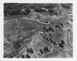 Aerial view of the Greenfield and Deerfield Circles neighborhood of Oakmont and the Oakmont Golf Course, Santa Rosa, California, 1964 (Digital Object)