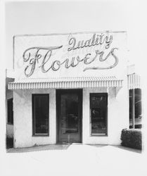 Quality Florists exterior, Santa Rosa, California, 1960 (Digital Object)